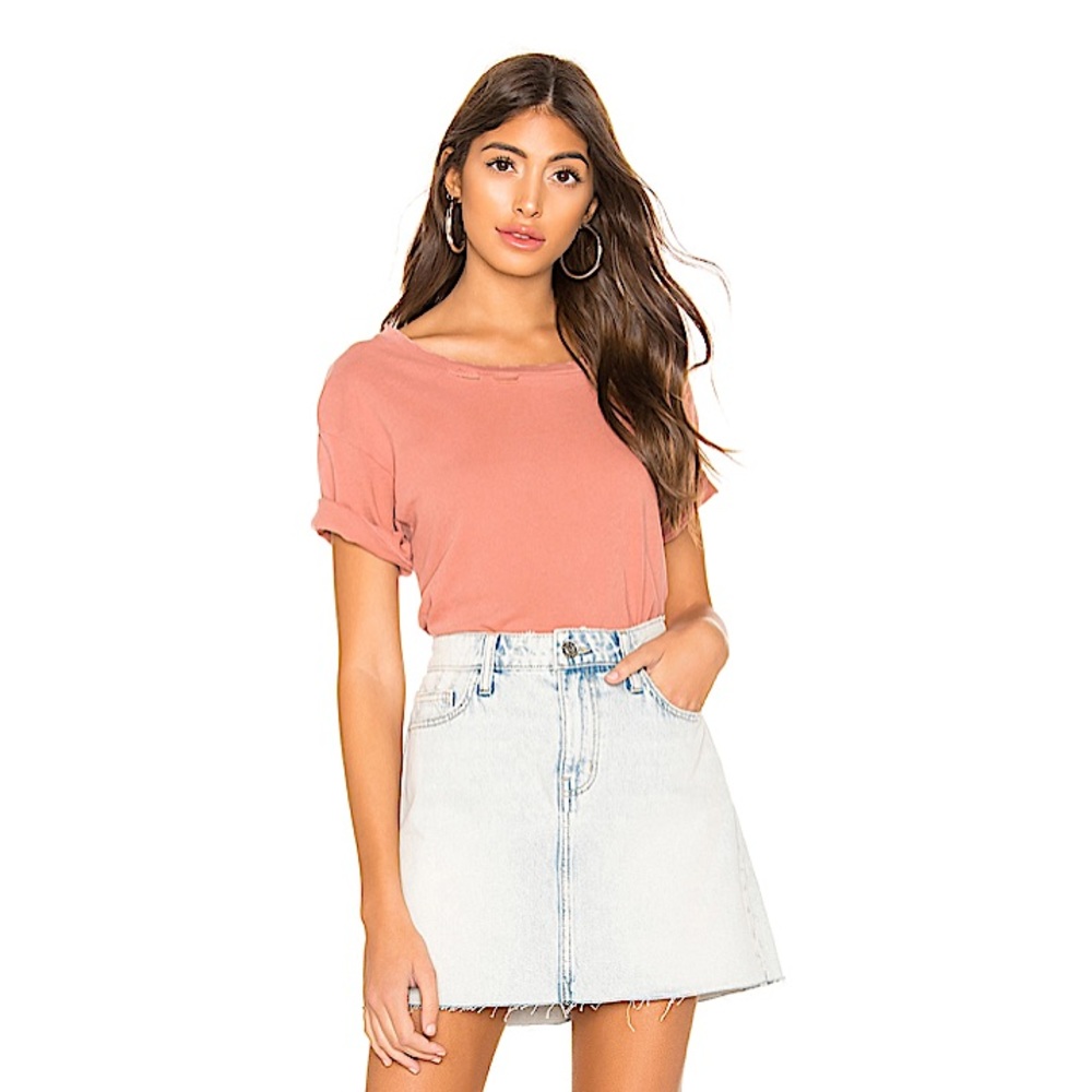 NWT Current/Elliott The Short CG Tee Canyon Rose
